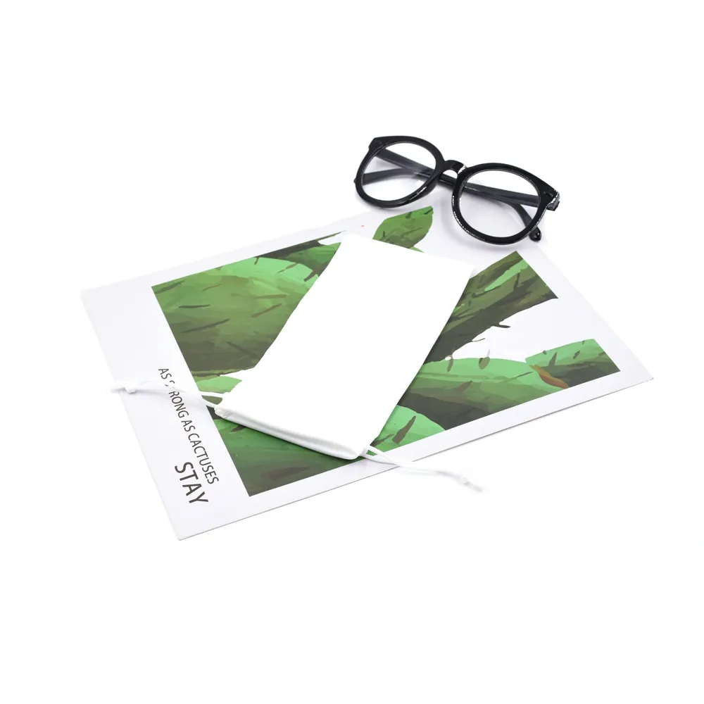 Microfiber Sunglass Drawstring Pouch 4