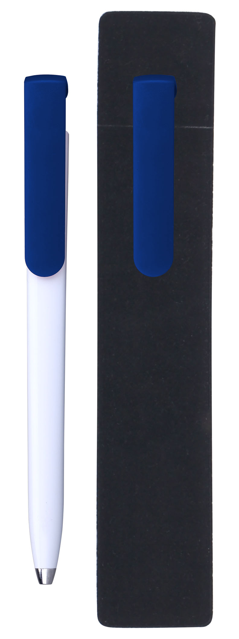 Click Action Ballpoint Pen w/ PE Pouch 6