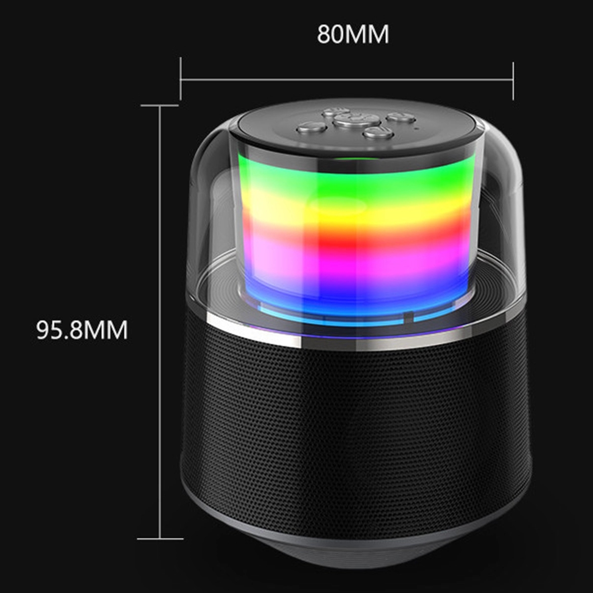 LED Luminous Wireless Speaker 5.0 3