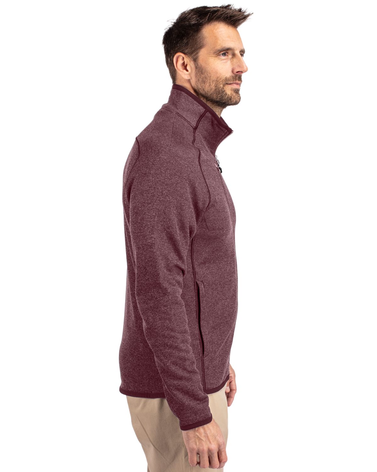 Mainsail Sweater-Knit Mens Full Zip Jacket