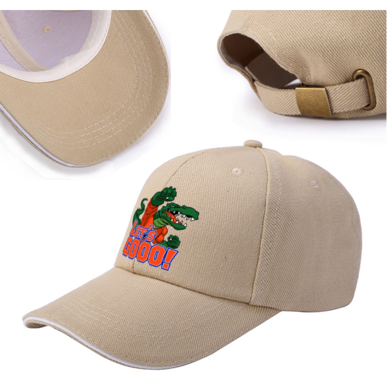 Constructured 6 Panel Sandwich Caps w/ Metal Tuck in Buckle 7
