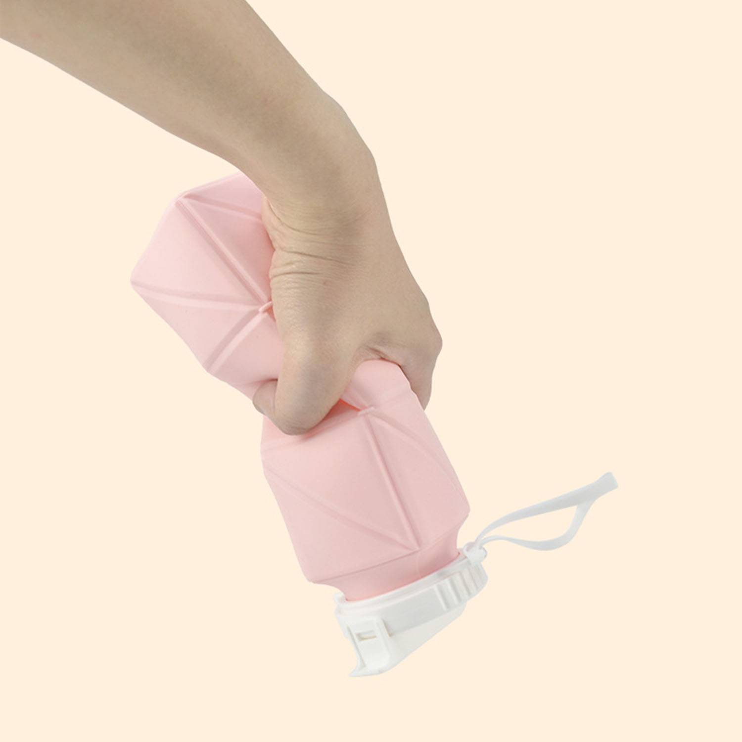 21oz Foldable Silicone Water Bottle 6