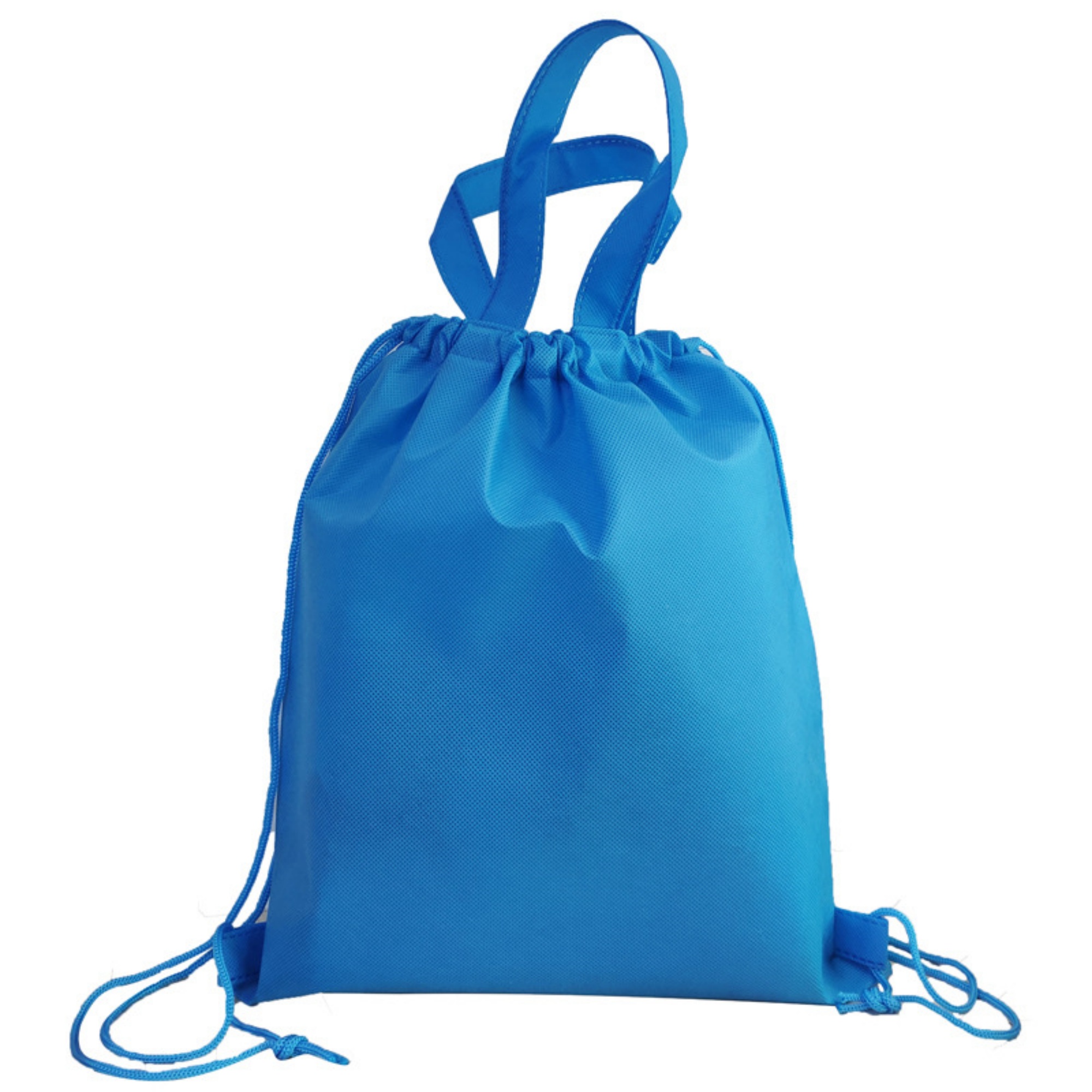 Non-Woven Drawstring Backpack With Handles 3