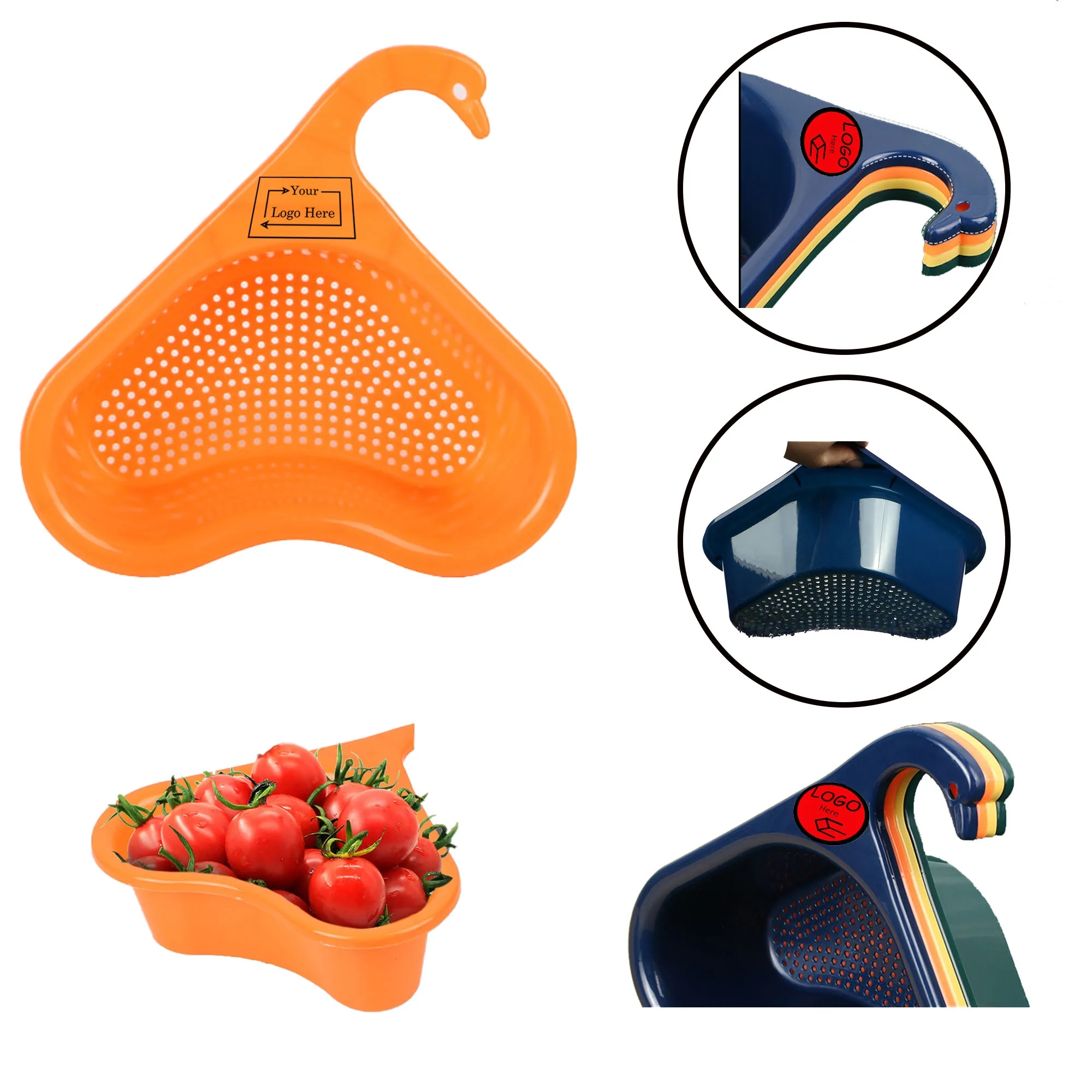 Thickened PP Dolphin Sink Strainer Basket 3