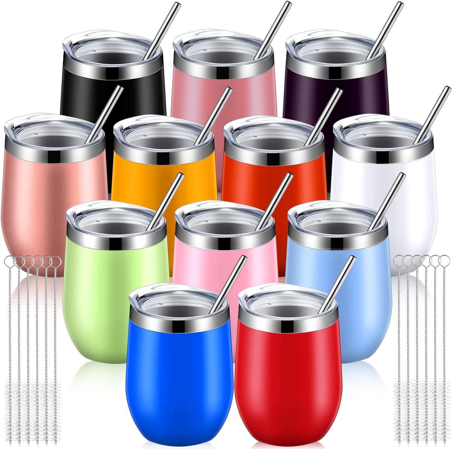 12 oz Vacuum Insulated Double Wall Travel Tumbler 5