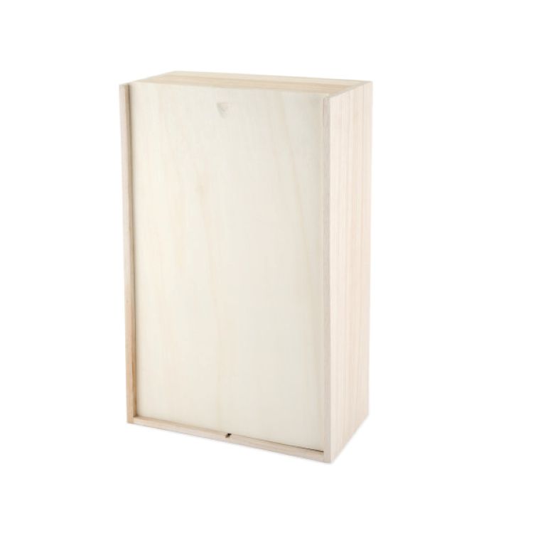 Twine Living® 2-Bottle Paulownia Wood Wine Box 2