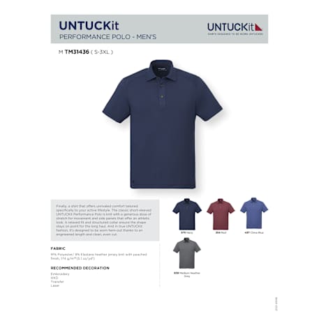 UNTUCKit Performance Polo - Men's 103