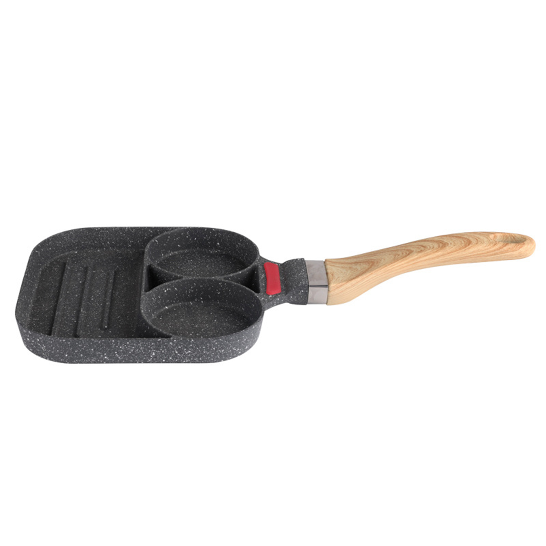 Alloy Metal Kitchen No-Stick Frying Pan 4