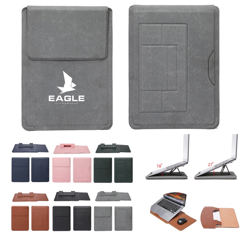 15/16" Laptop Sleeve Case Leather Bag 2
