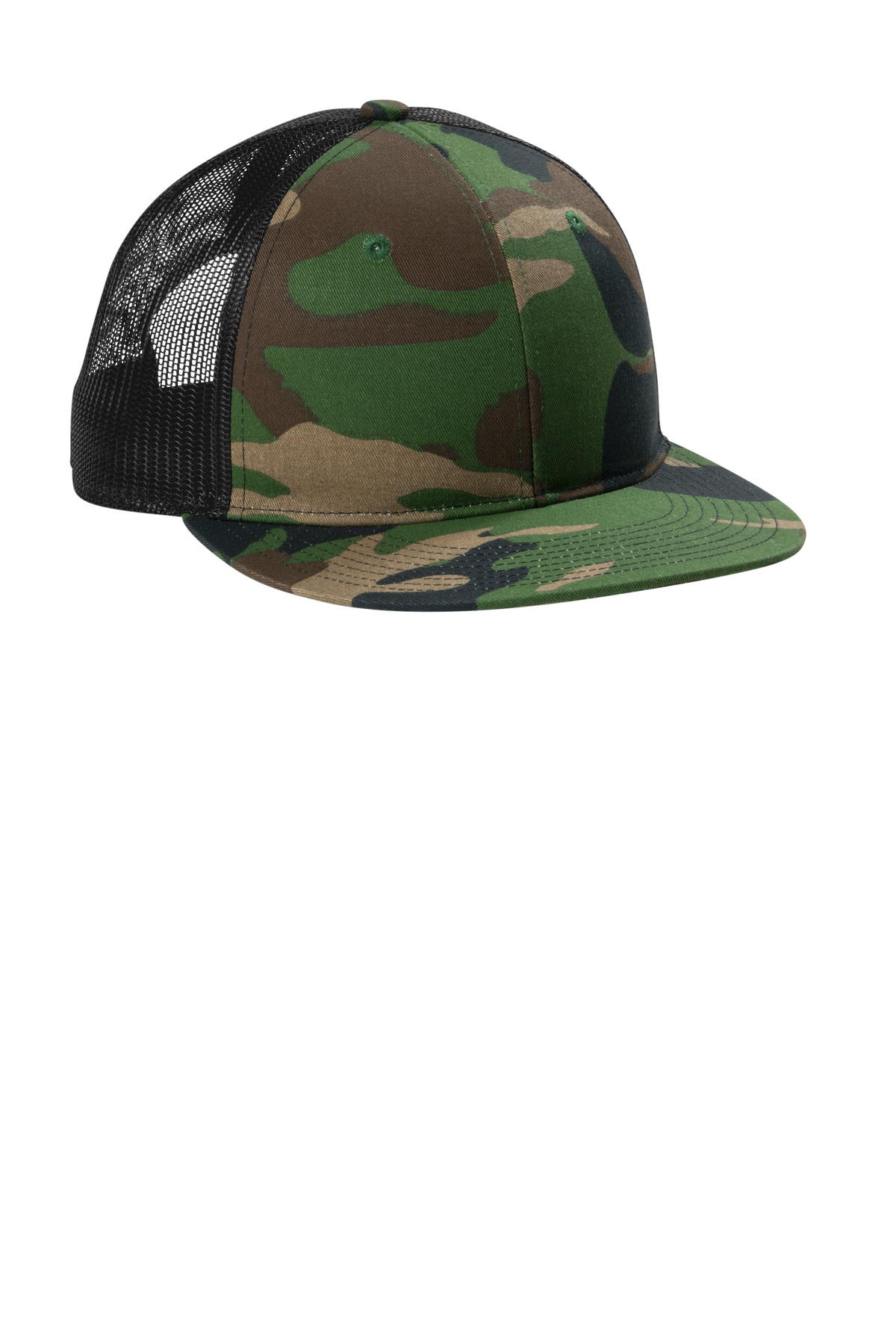 Port Authority Snapback Flat Bill Trucker Cap C407 31