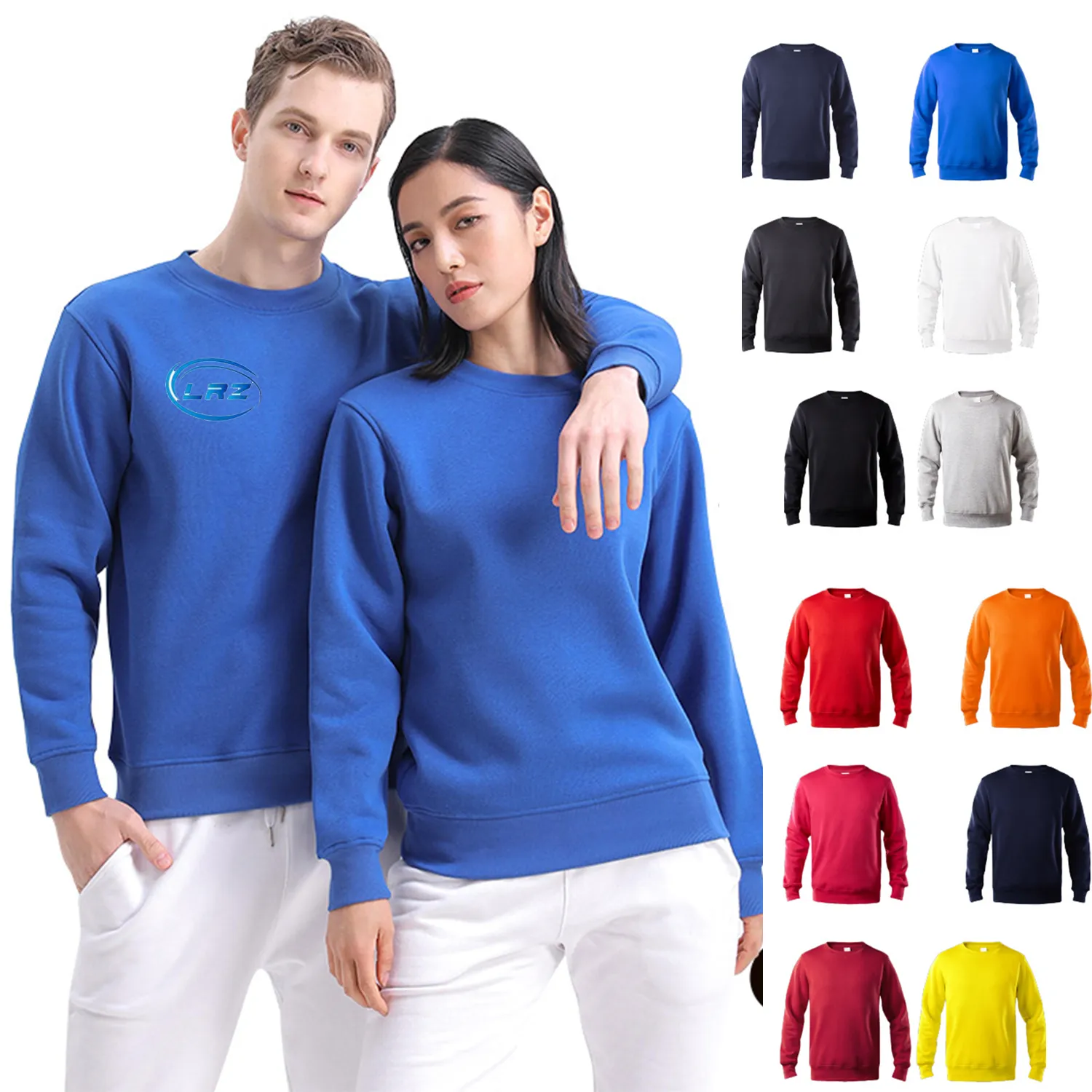 Crewneck Sweater, custom hoodie or sweatshirt with logo imprint 2