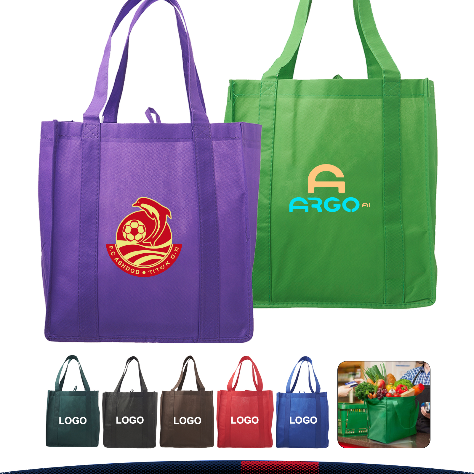 Arina Grocery Tote Bag 4