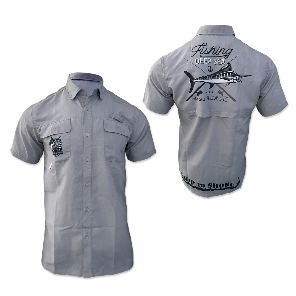 Men's Button Up SS Fishing Shirt 2