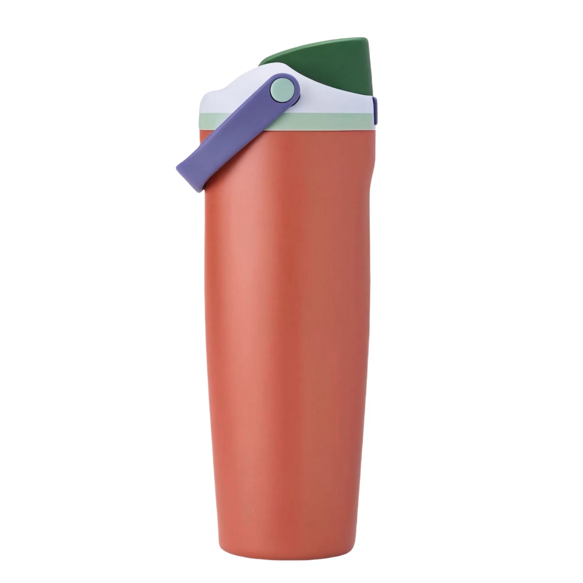 Stainless Steel 30oz Handheld Dual-Drinking Water Bottle 12