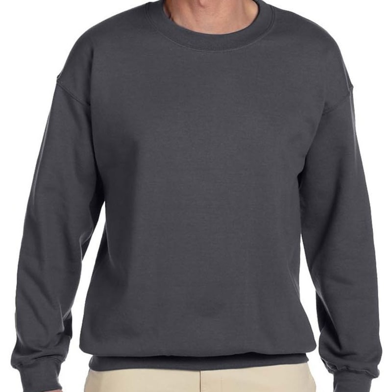 Hanes 9.7 Oz. Ultimate Cotton® 90/10 Fleece Crew, custom hoodie or sweatshirt with logo imprint 8