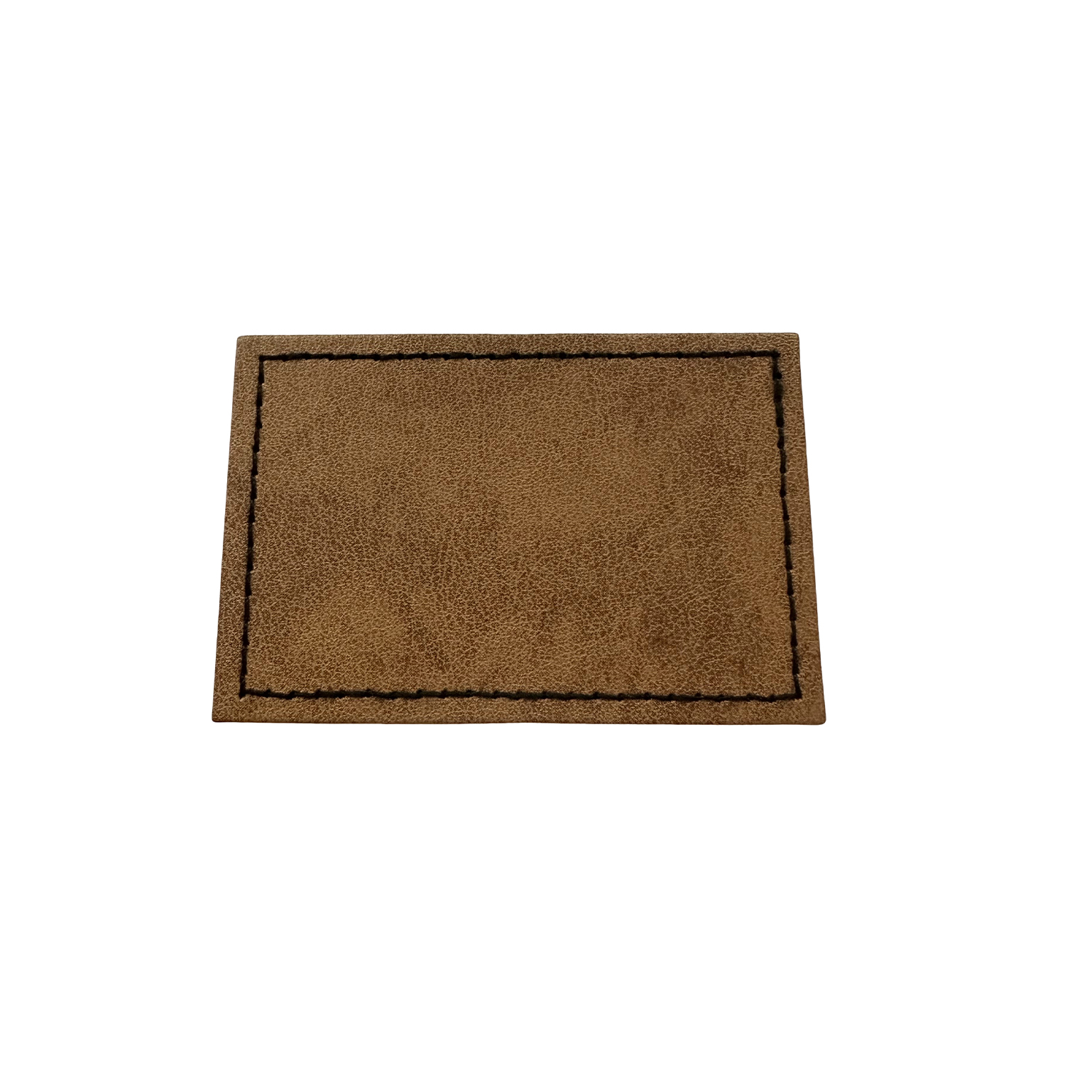 Sharp Edge Rectangle Leatherette Patch 2