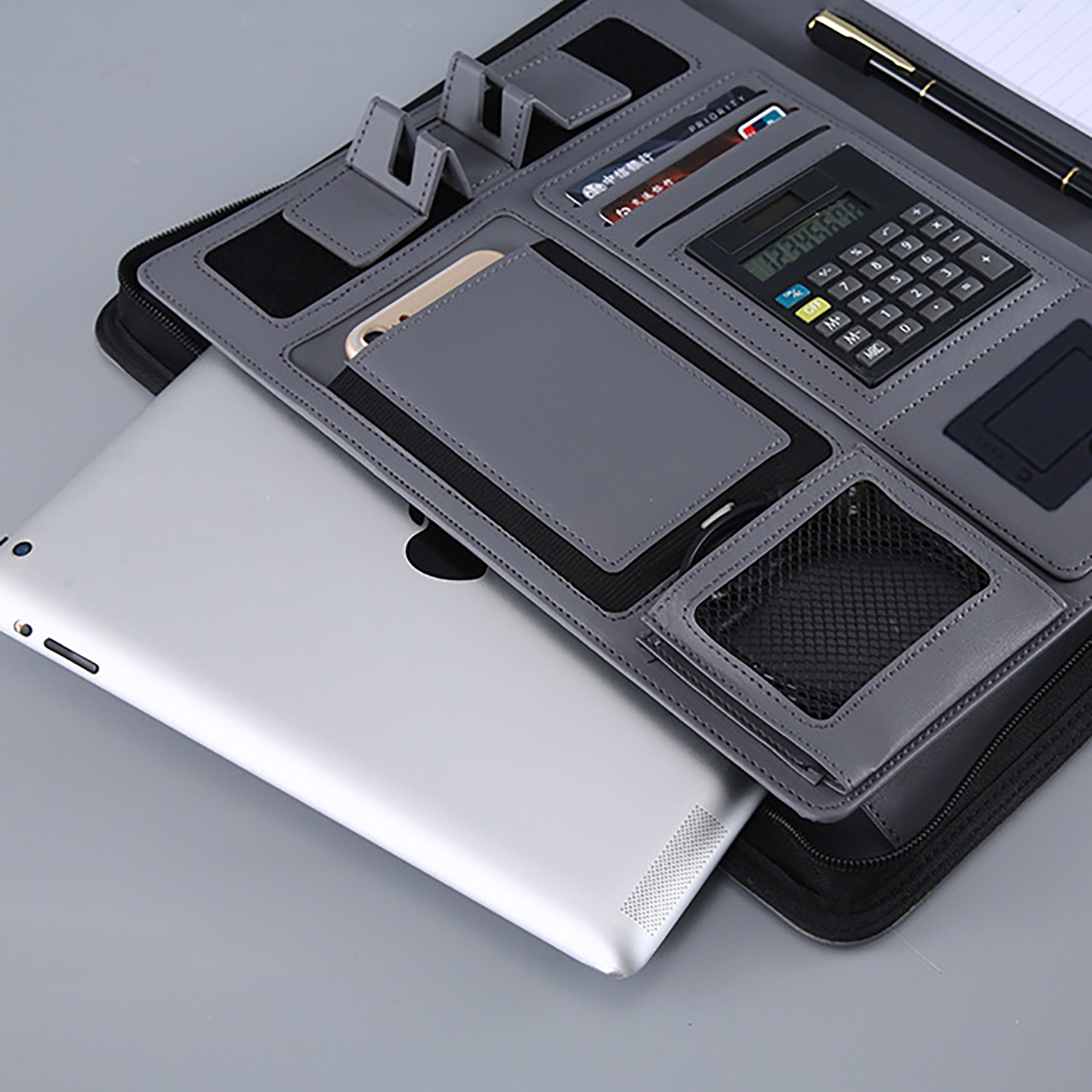 Multi-Function File Folder with Wireless Charging Stand 6