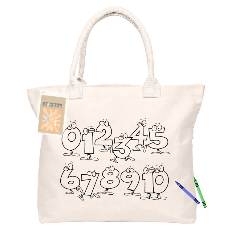 Colouring Calico Shopper No Gusset, custom tote bag with logo imprint 3