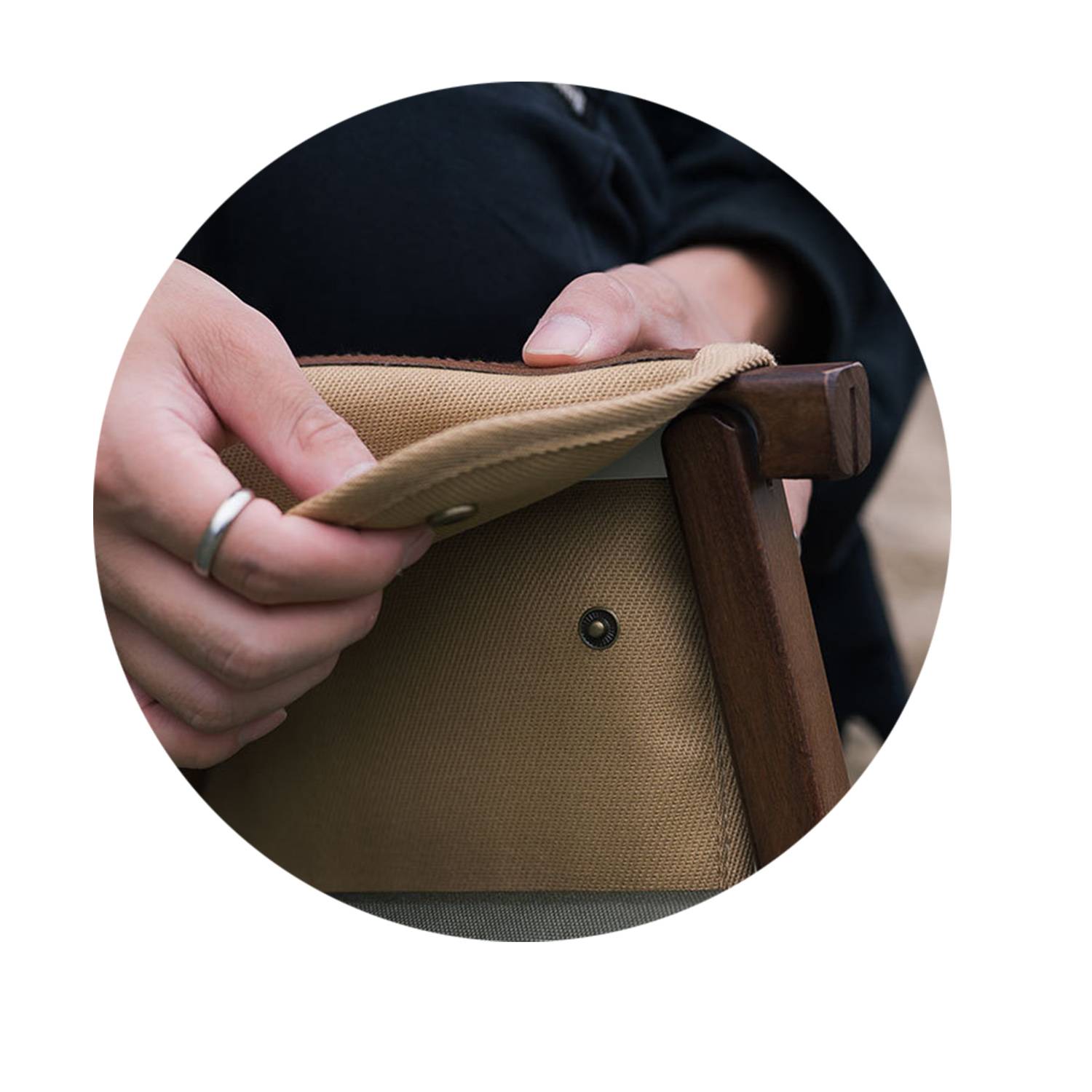 Outdoor Camping Chair Armrest Hanging Bag 5