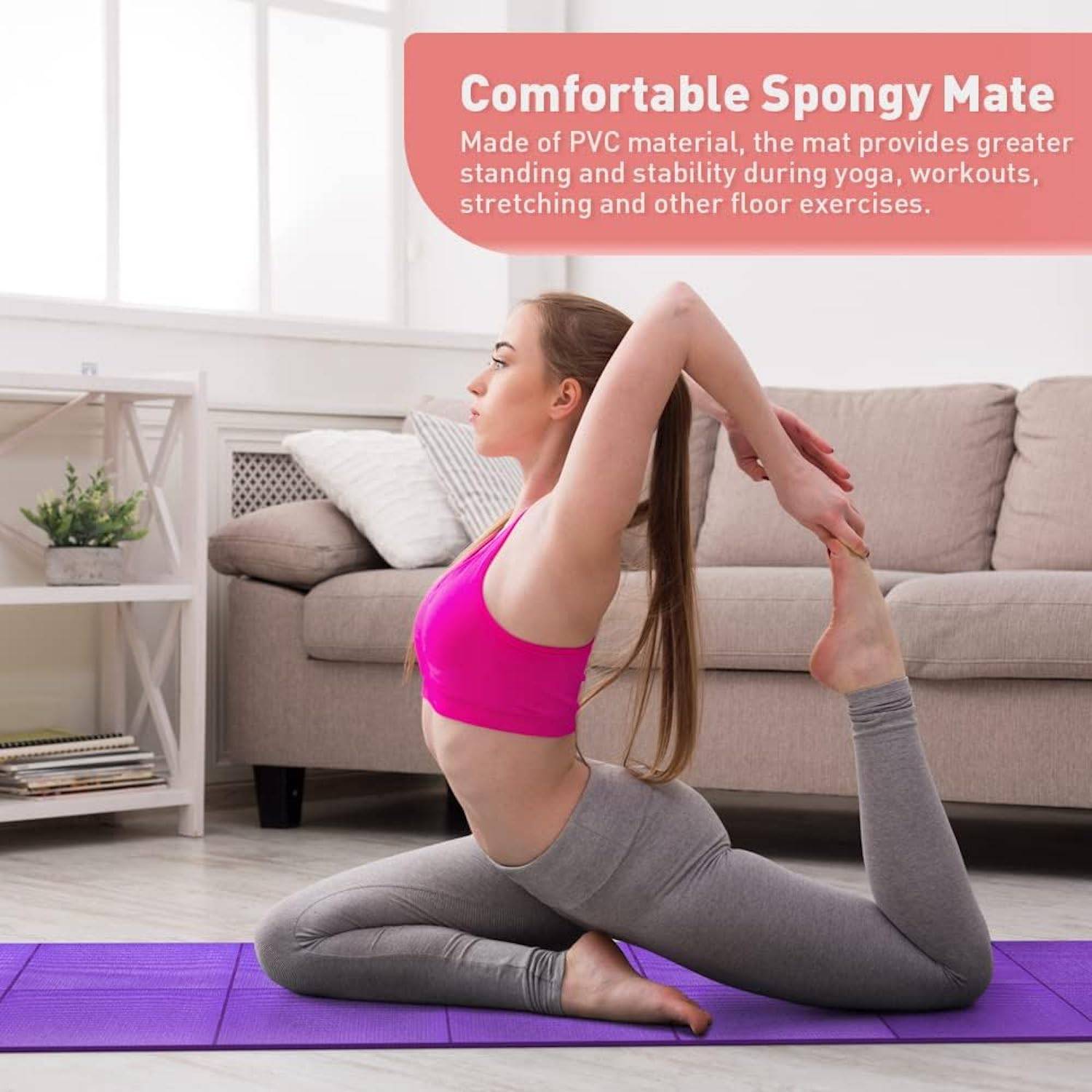 4Mm Pvc Foldable Yoga Mat 6