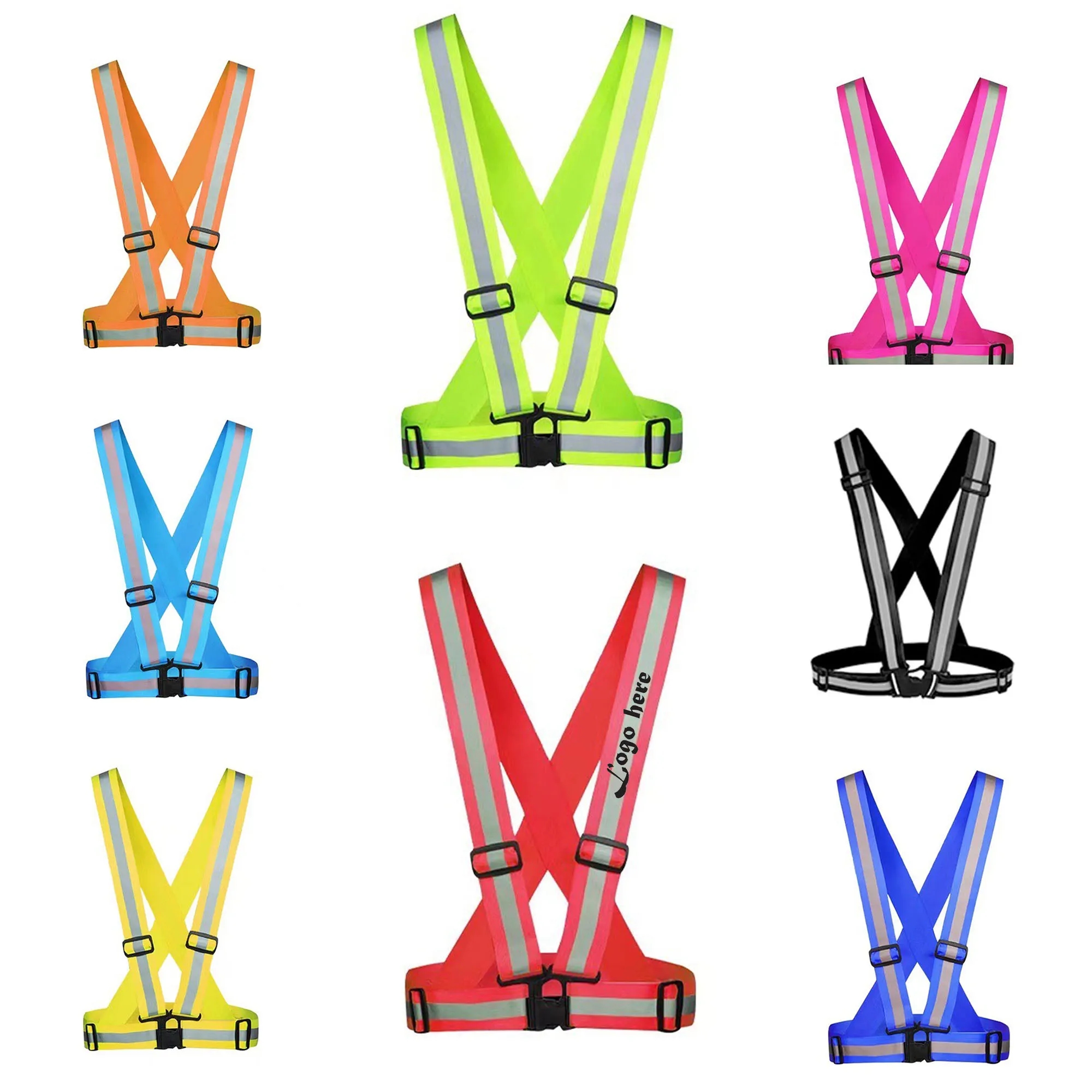 Adjustable & Elastic Reflective Vest 4