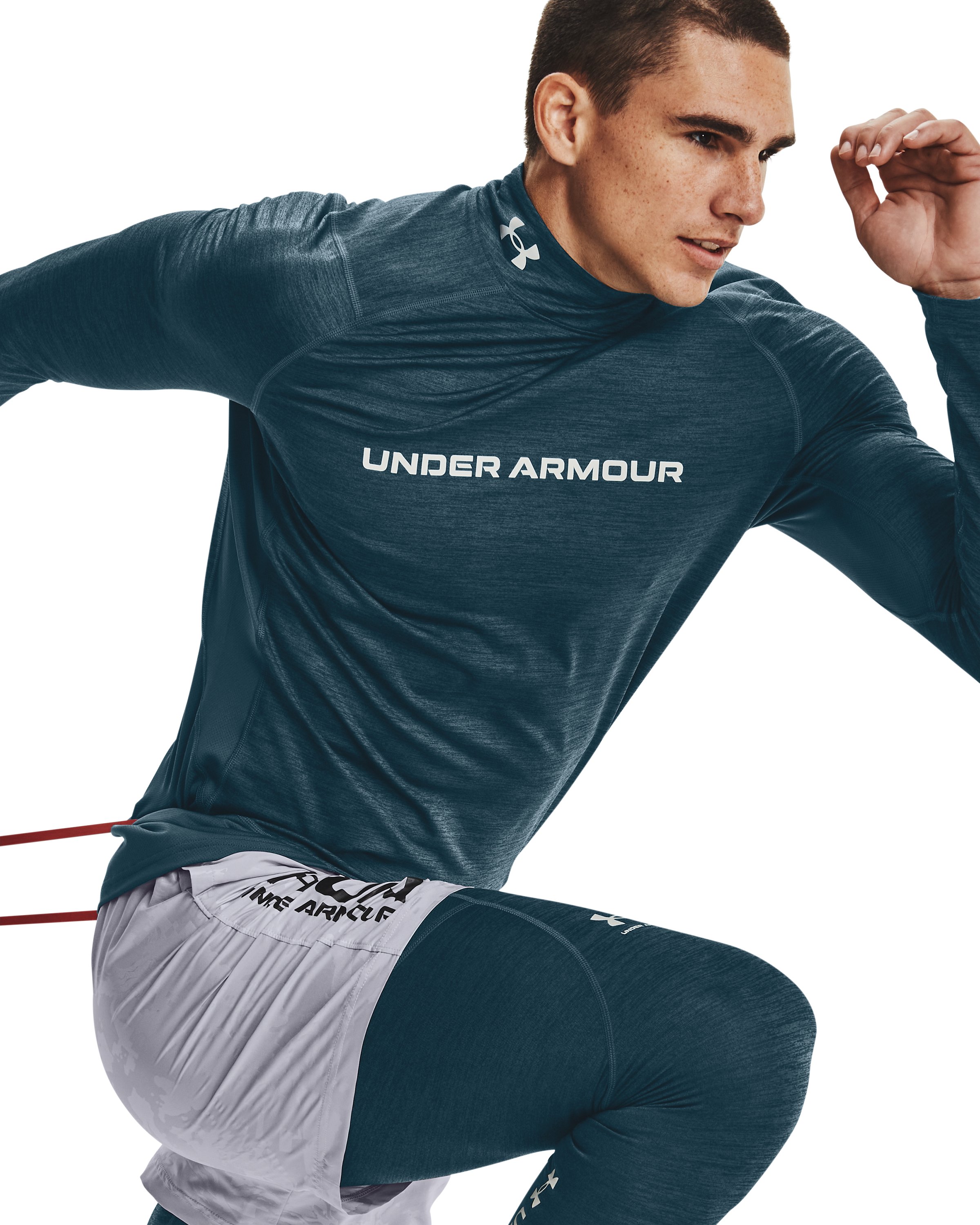 ColdGear Fitted Twist Men's Mock Long Sleeve 4