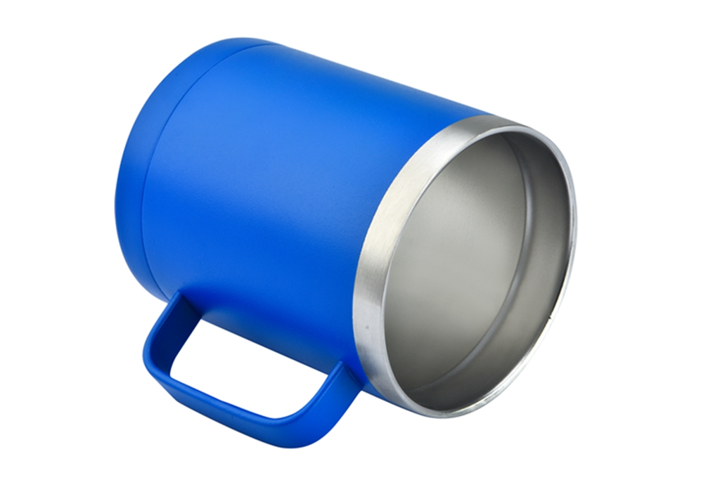 Endura 14oz Double Wall Mug with SS Outer, Plastic Liner and Handle with Ringneck 12