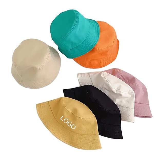 Wide-Brim Cotton Bucket Hat 6