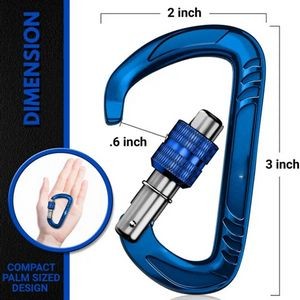 Multifunctional Top-grade Aerospace Aluminum Carabiner Clip 13