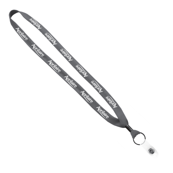 5/8" Polyester Shoelace Lanyard with Metal Crimp & Split-Ring 21