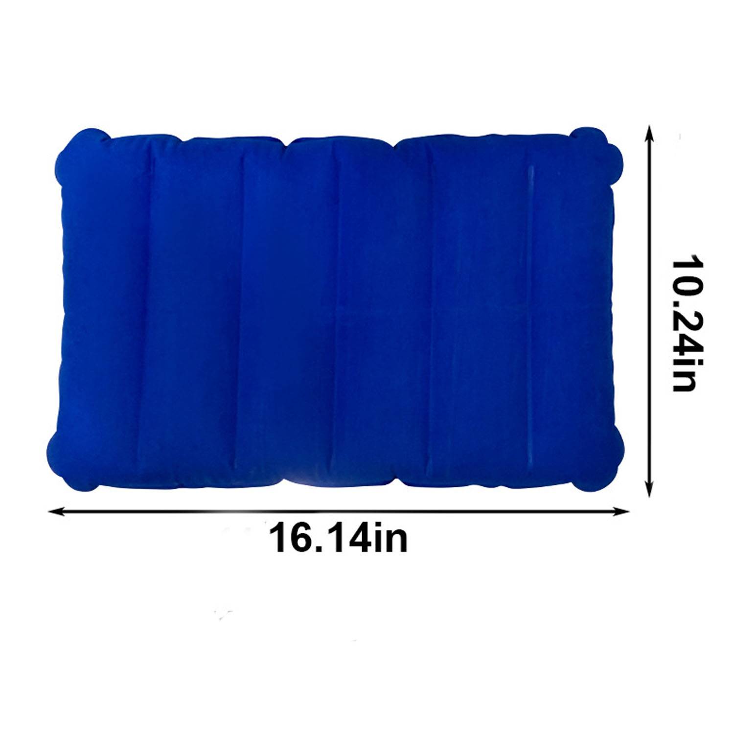Portable Flocked PVC Inflatable Pillow 4