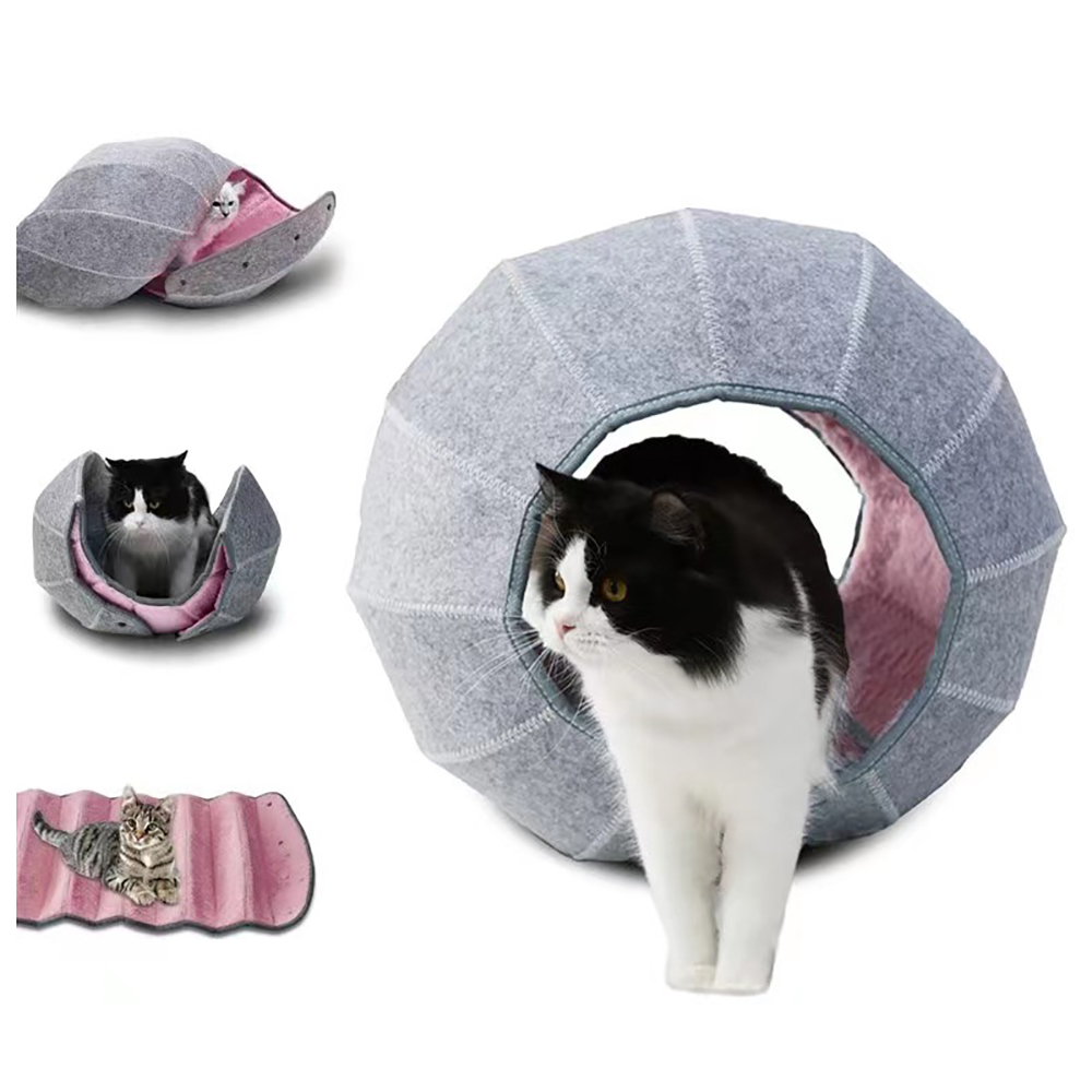 Foldable Pet Bed Cat House 4
