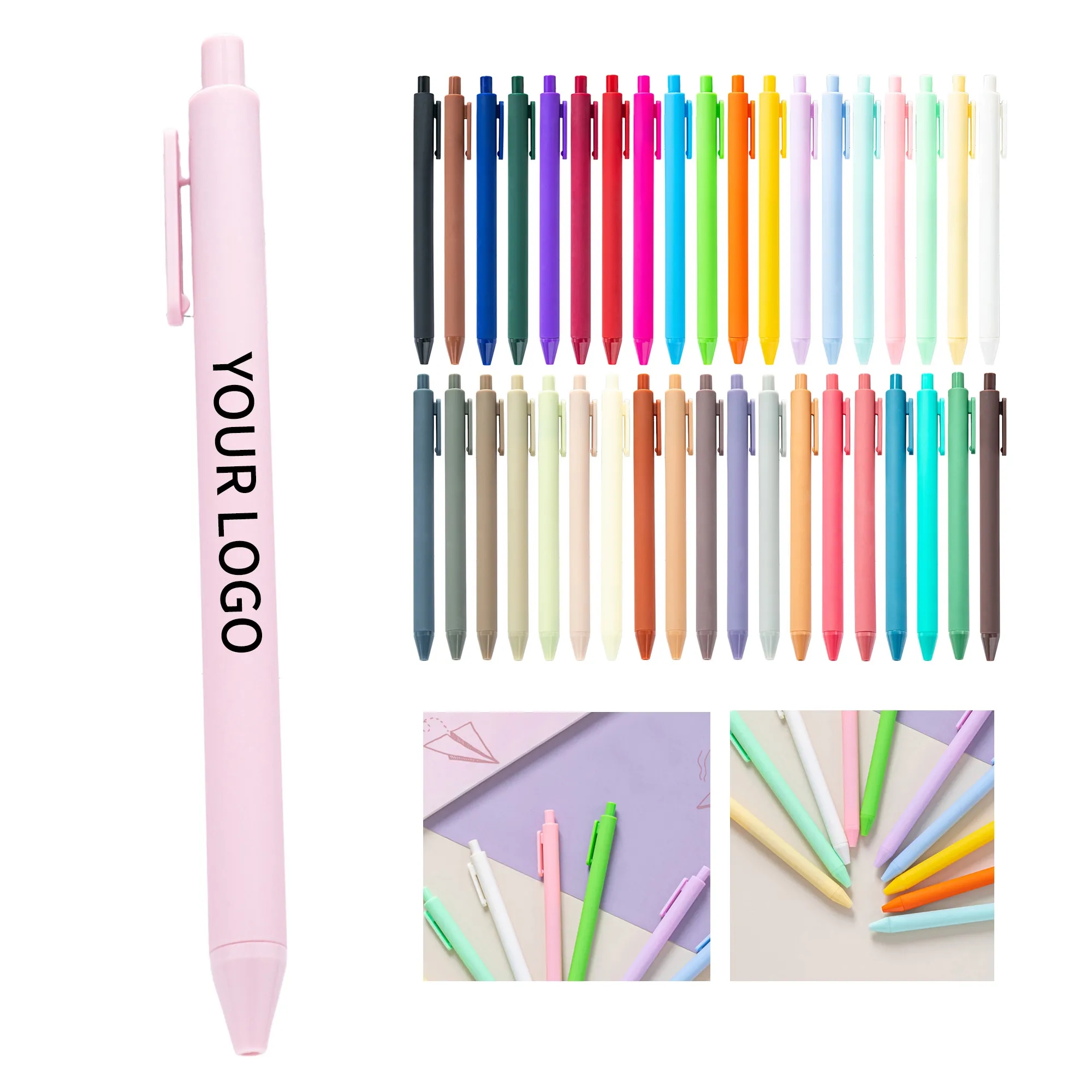 Durable Plastic Rainbow Writing Pen 56
