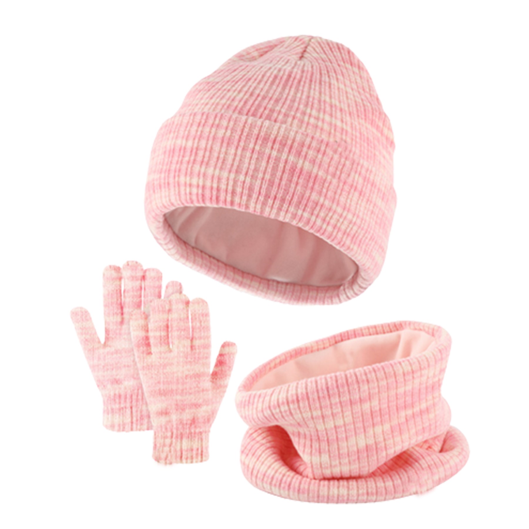 Kids Winter Cap Scarf Warm Set 5