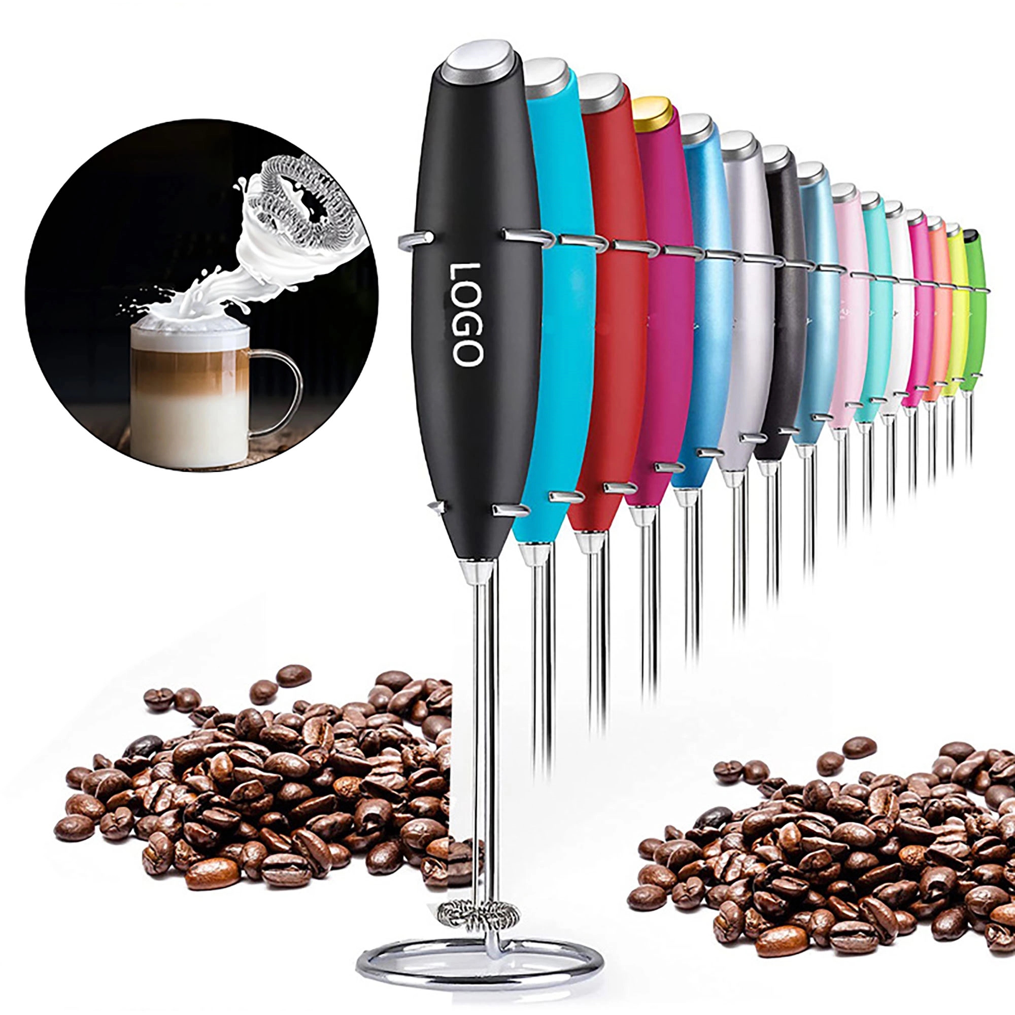 Milk Frother with Stand 2