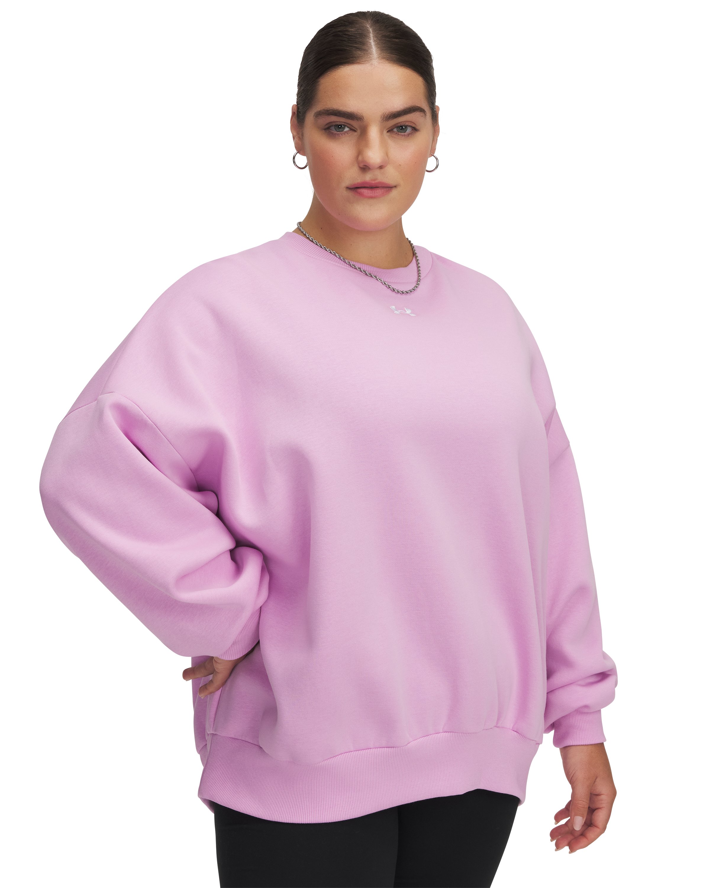 UA Rival Fleece Women's Oversized Crew 6