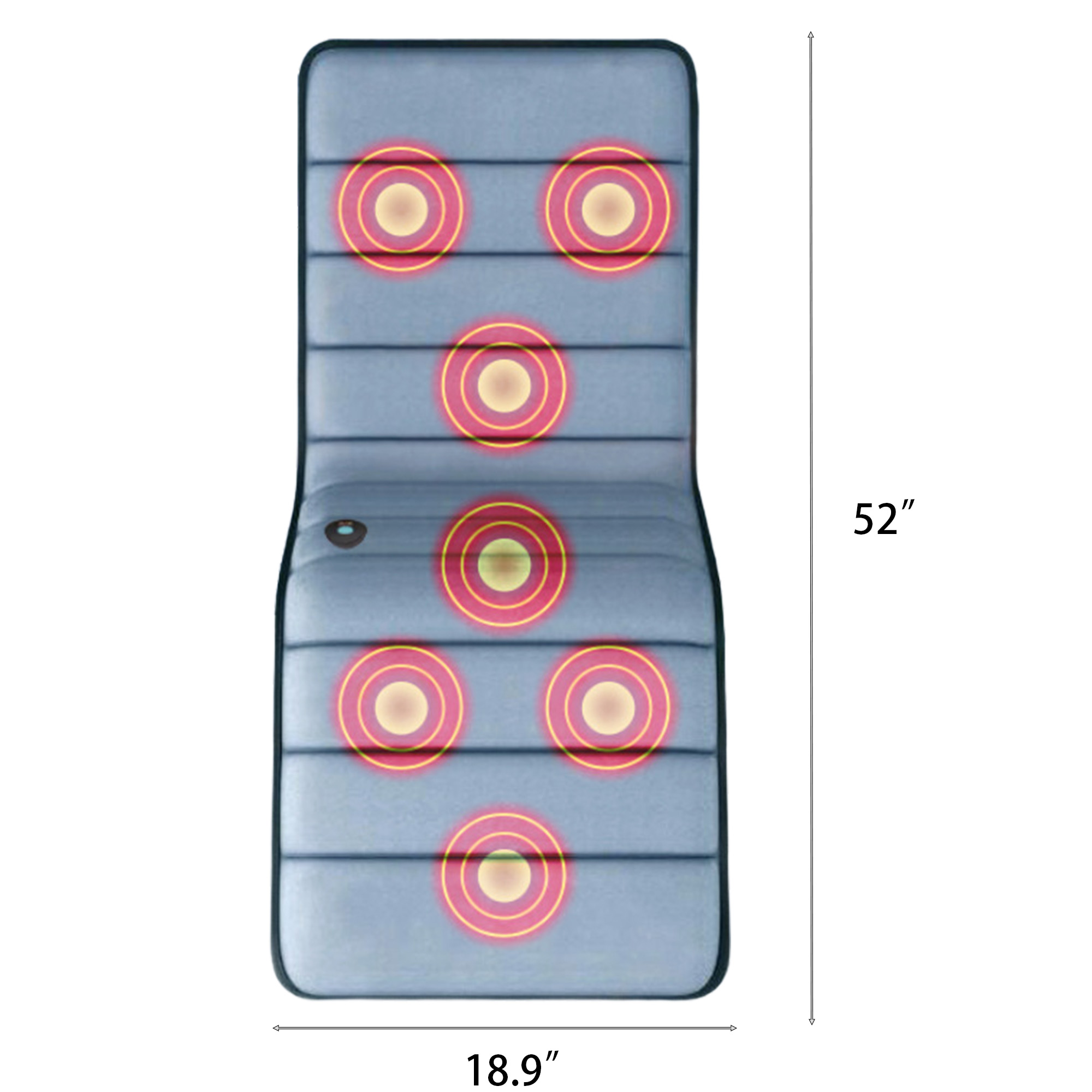MOQ 50 Electric Massage Cushion for Neck and Lumbar Support 2