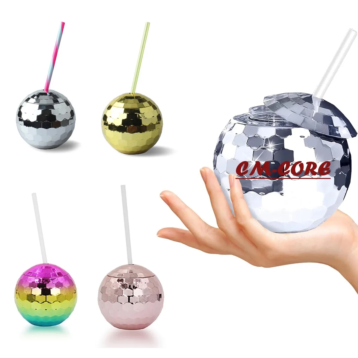 Disco Ball Drink Cups 2