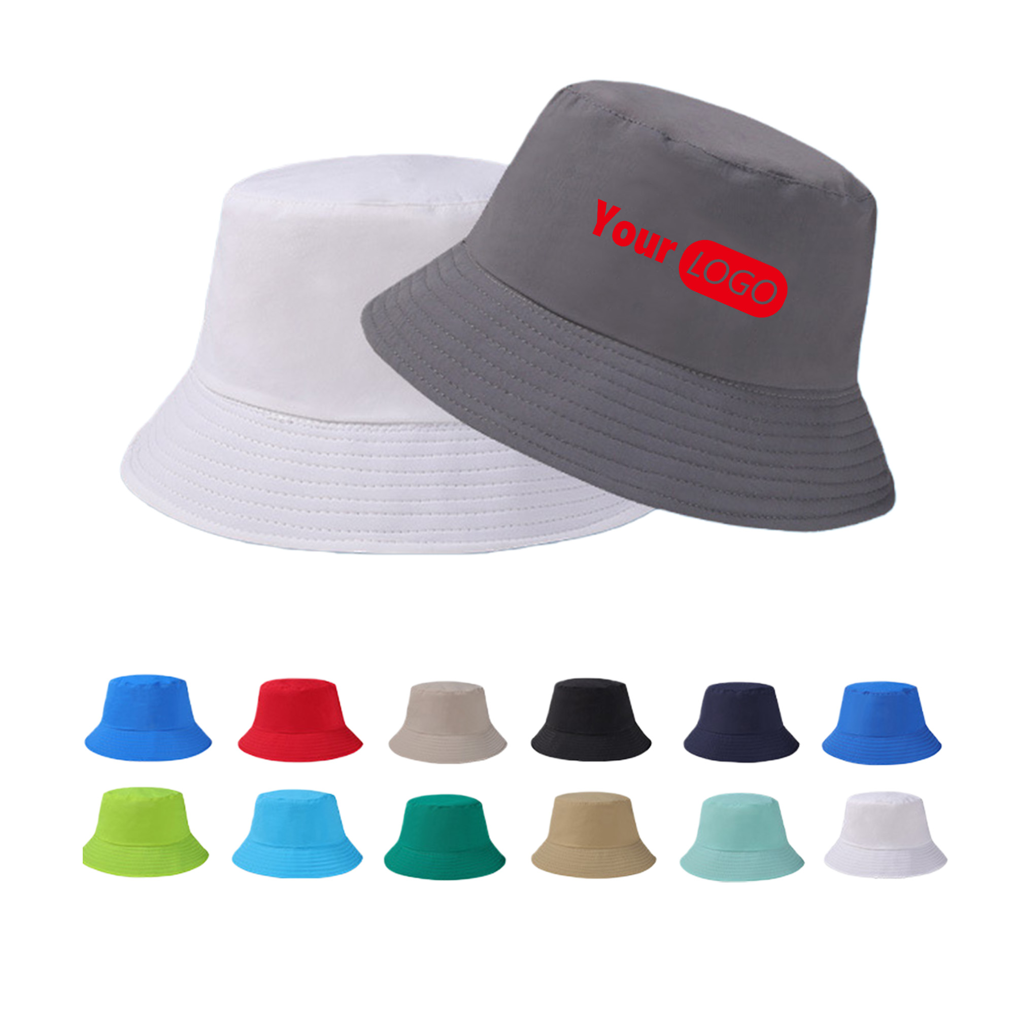 Custom Logo Casual Bucket Hat 5