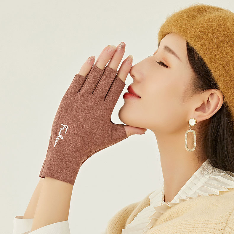 Winter Fingerless Gloves For Women 8