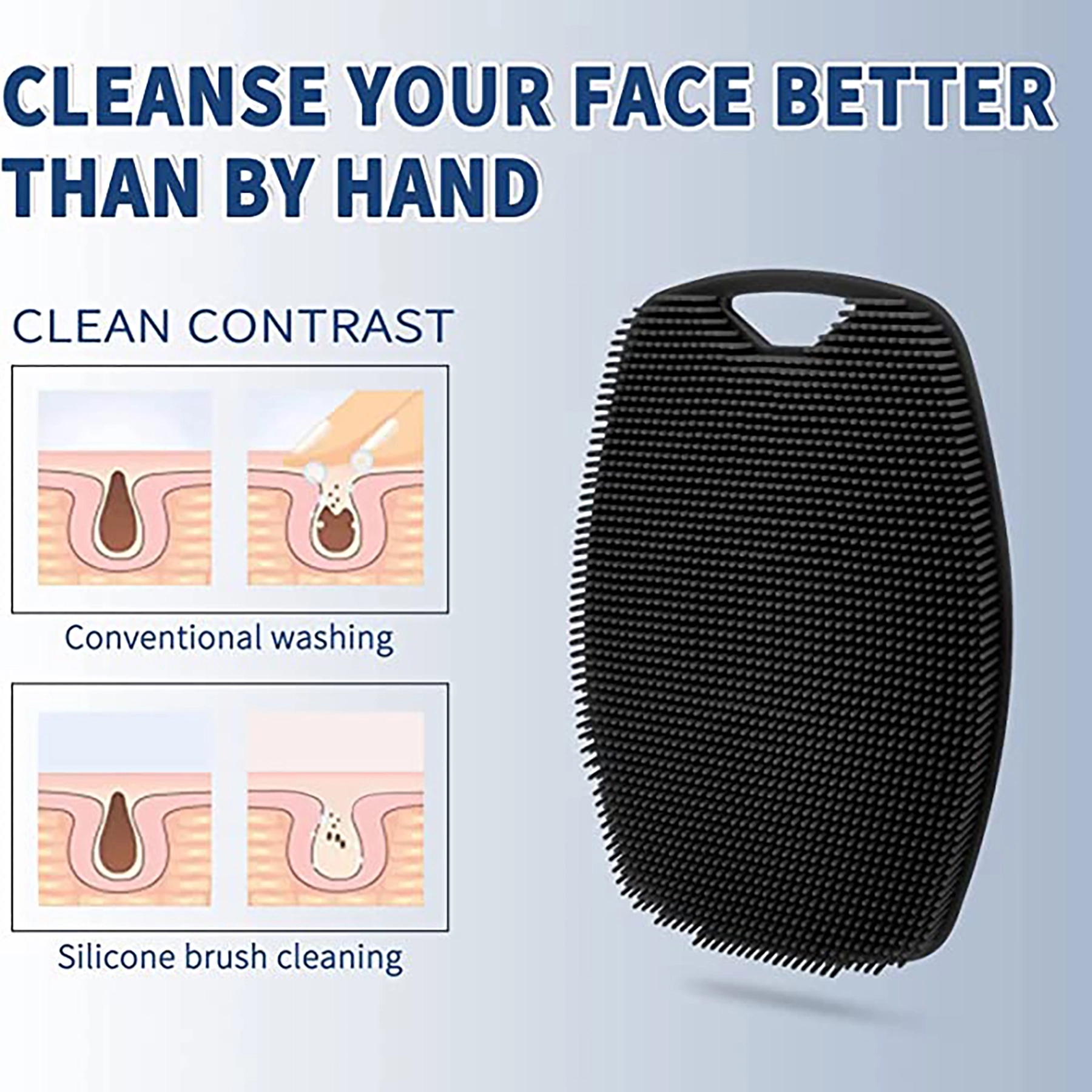 Premium Soft Silicone Body Scrubber Bursh 2