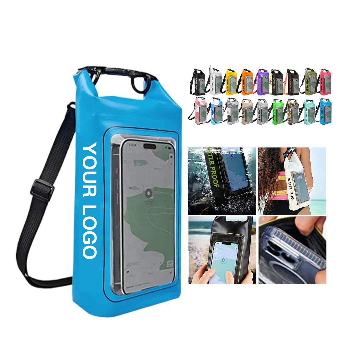 PVC Shoulder Bag with Adjustable Strap 2