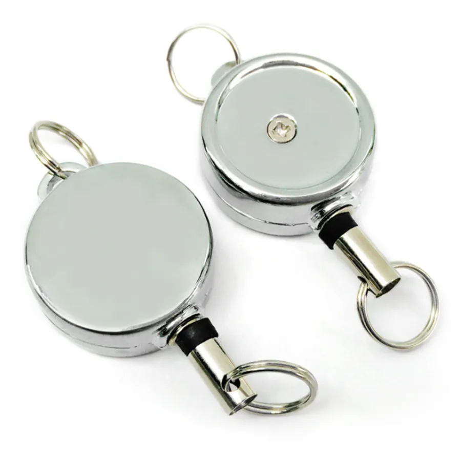 Silver Reel Keychain 1