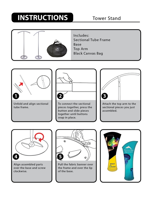 Tower Stand Full Curve Kit 6