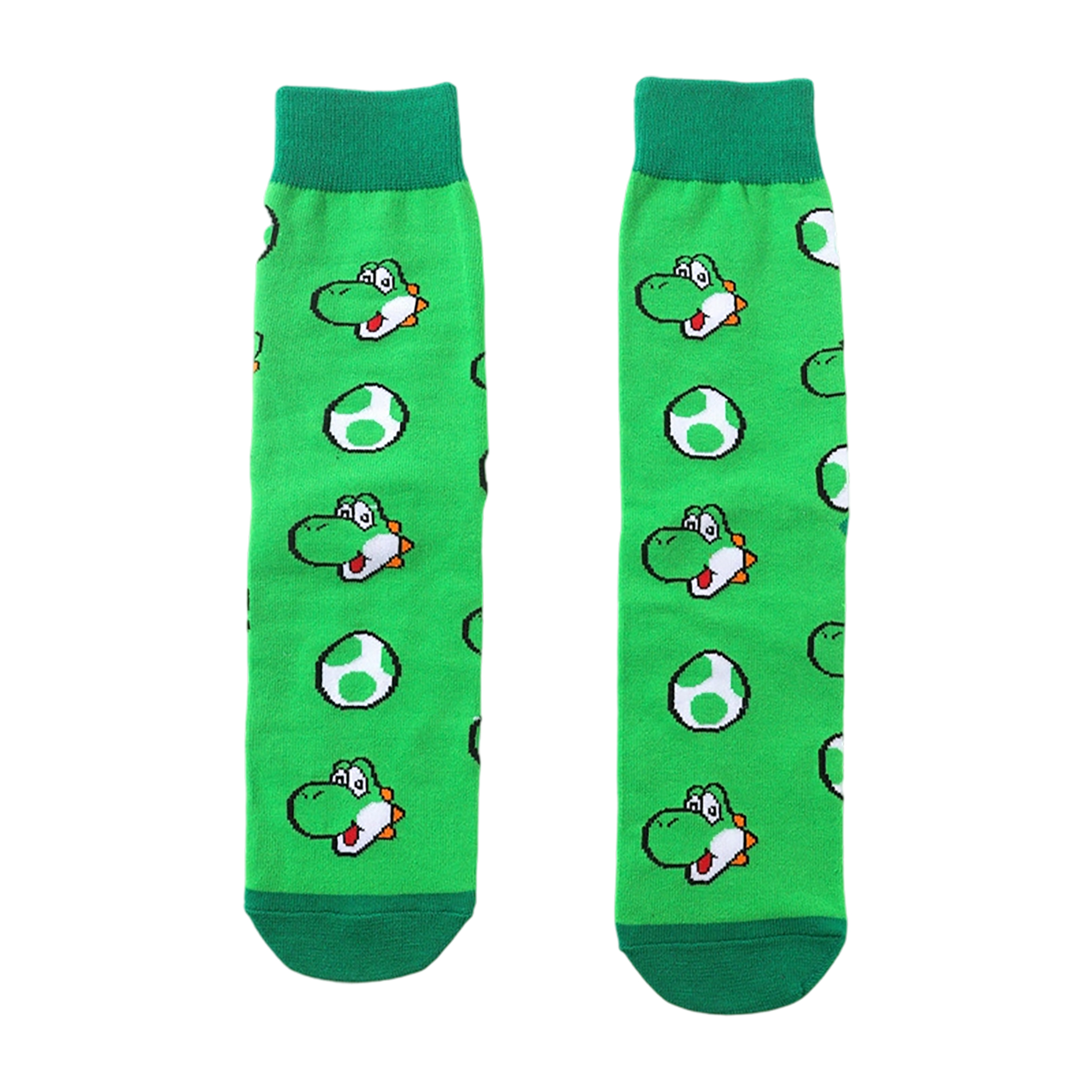 Knit Crew Sock With Custom Pattern Elastic Fit 2