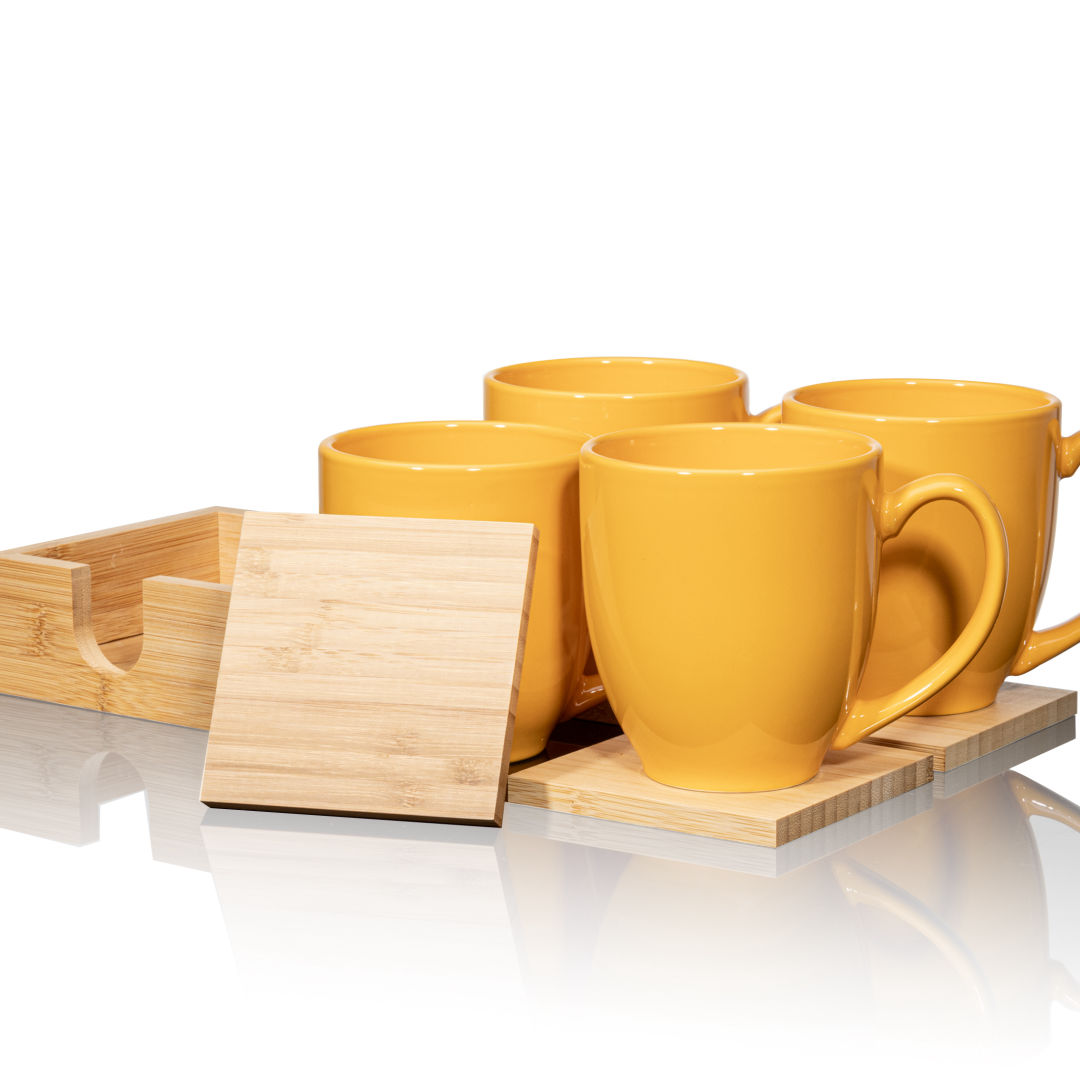 Bistro Mug & Coaster Set 2