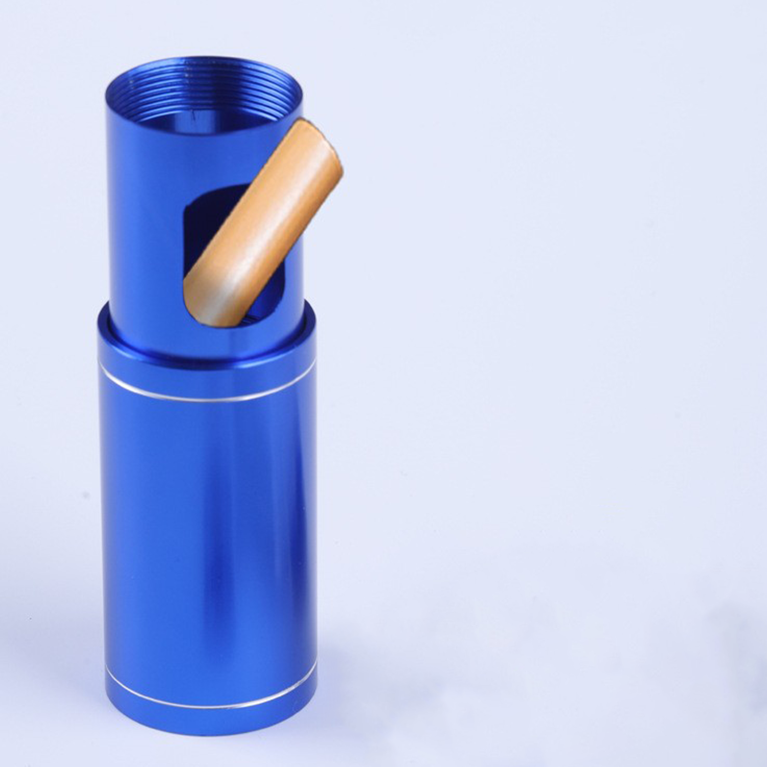 Portable Mini Metal Cylinder Ashtray Keychain 13