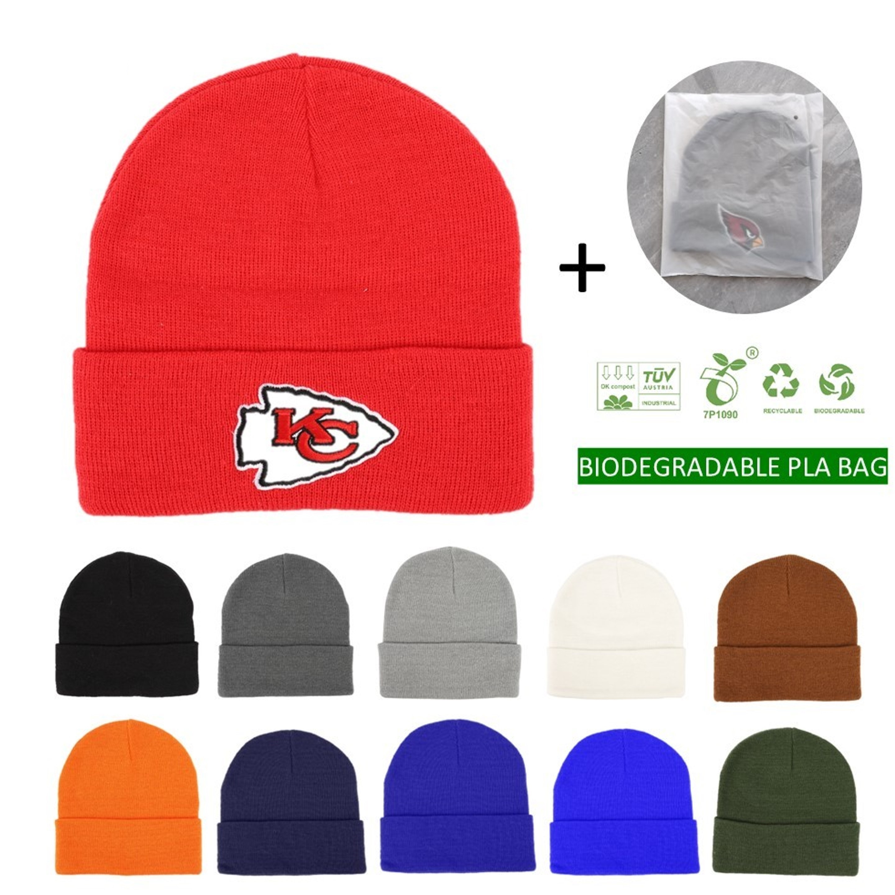 Embroidery Cuffed Beanie (10k stitches included) 21