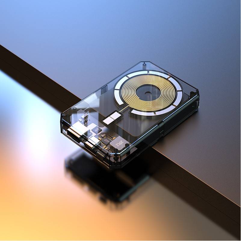 See Through Wireless Magnetic Power Bank 2