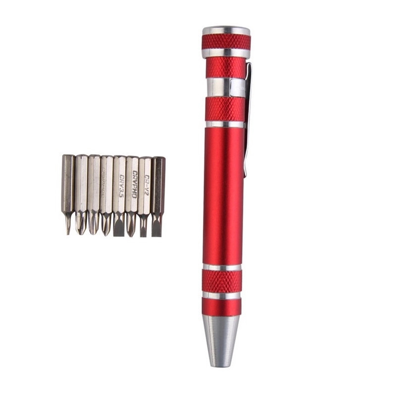 8 in 1 Aluminum Screwdriver Kit 3